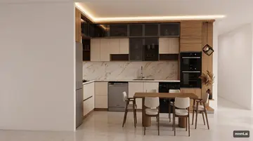 Kitchens: 3D kitchen concept with island and integrated storage (view 14)