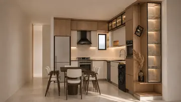 Kitchens: 3D kitchen concept with island and integrated storage (view 16)