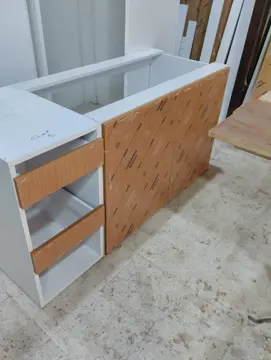 Storage Units: cabinet in the making with visible drawer construction (view 8)